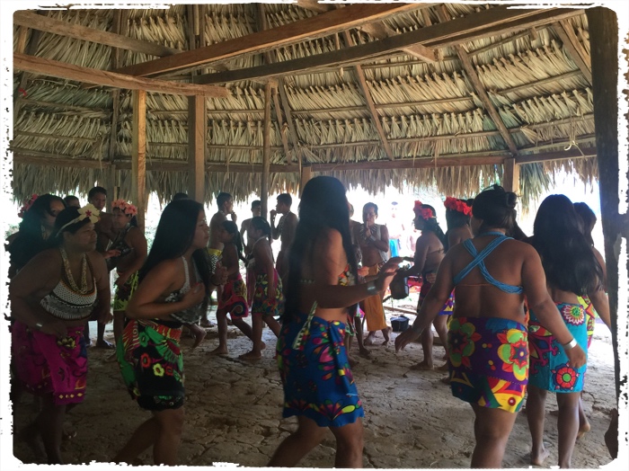Dance for good winds by Embera people